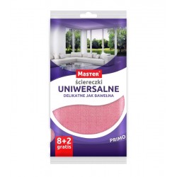 MASTER Ścierka uniwersalna 48x37 cm PRIMO 8+2szt RÓŻOWA S174